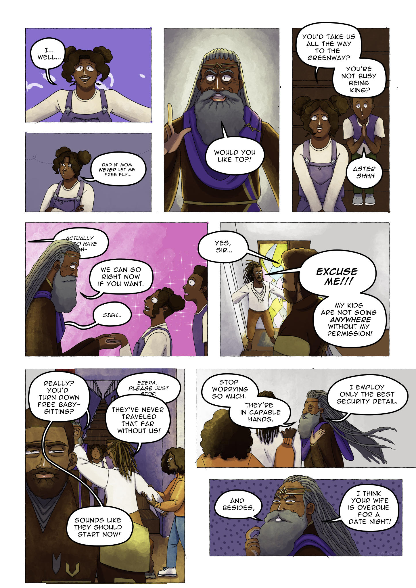 some supplemental audio for the third panel: https://www.youtube.com/watch?v=CAfbw58yQV0